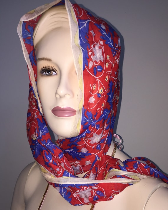 Vintage Ginnie Johansen Scarf Etsy Canada