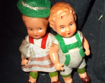 Vintage  Ed Doll Couple