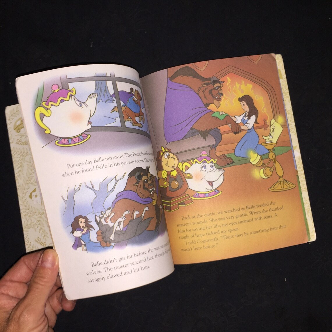 1993 Beauty and the Beast Golden Book Etsy