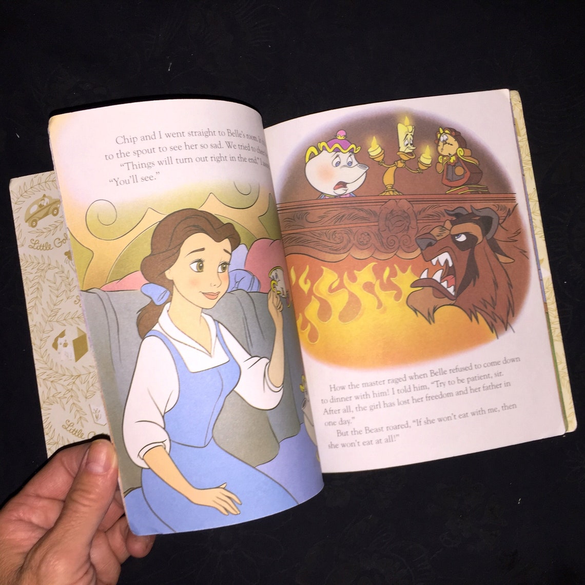 1993 Beauty and the Beast Golden Book Etsy