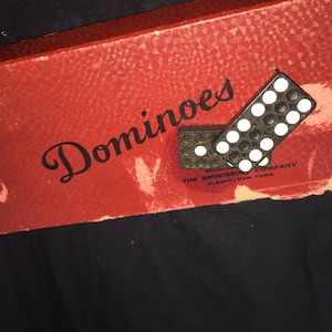 Vintage Embossing Company Dominoes