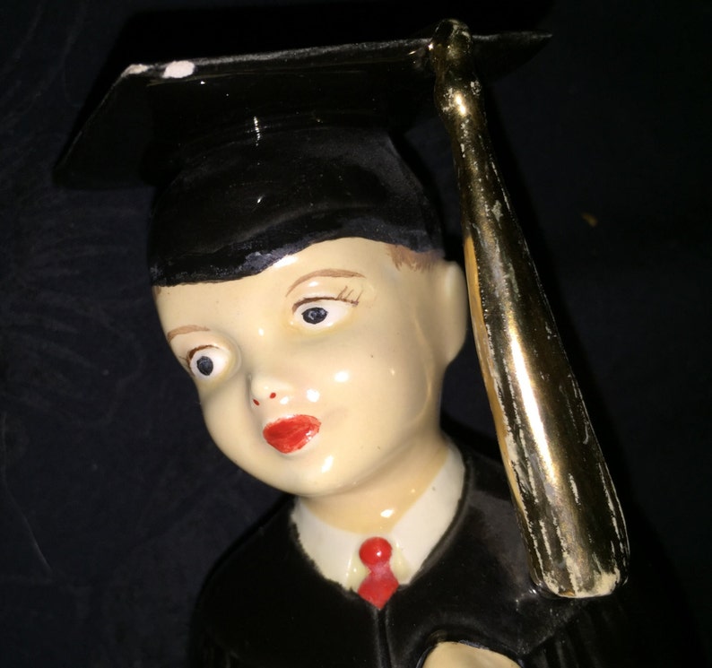 Vintage Boy Graduate Figurine Etsy