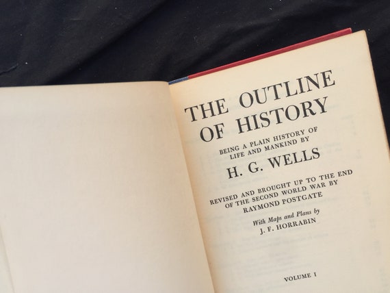 1956 The Outline of History by HG Wells