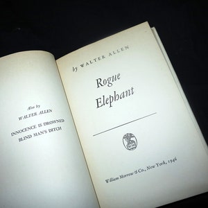1946 Rogue Elephant Book image 3