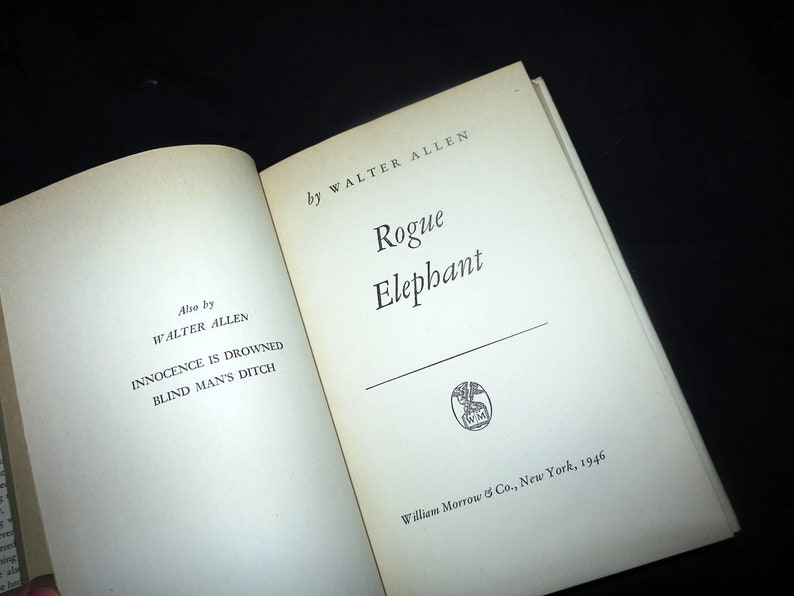 1946 Rogue Elephant Book image 3
