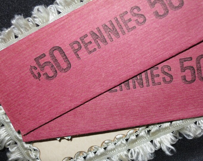 Vintage Penny Coin Wrappers Etsy
