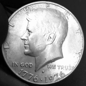 1776-1976 “1/2  Dollar”D Kennedy half dollar. Bicentenary of the United States Declaration of Independence.