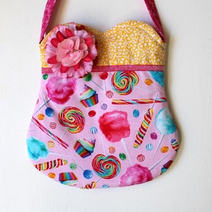 Monedero con forma de piruleta de algodón de azúcar, monedero para niñas, monedero para niños pequeños, monedero de primavera, monedero para niñas