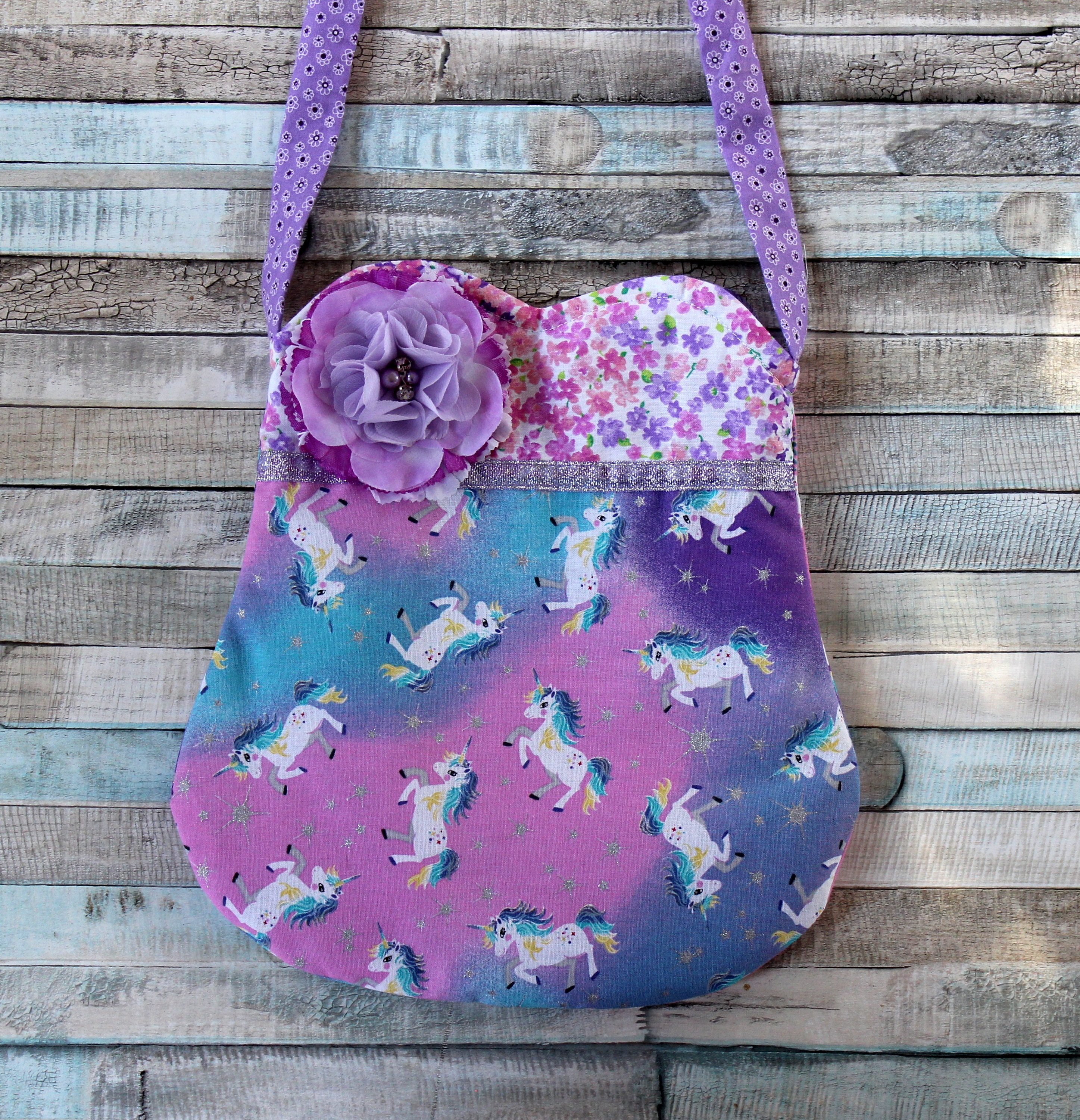 pink unicorn purse