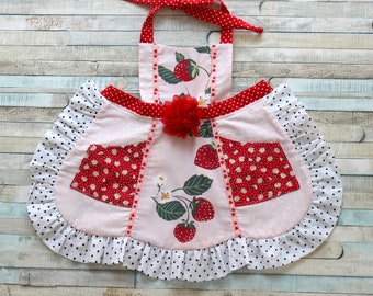 Floral Apron,  apron, toddler apron, girls apron