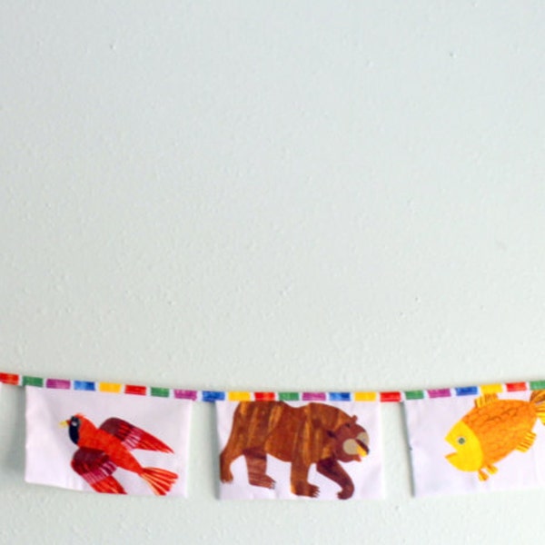 Brown Bear banner, Brown Bear Bunting Party, Decor, Banner, Happy Birthday, Birthday Decor, 1st Birthday
