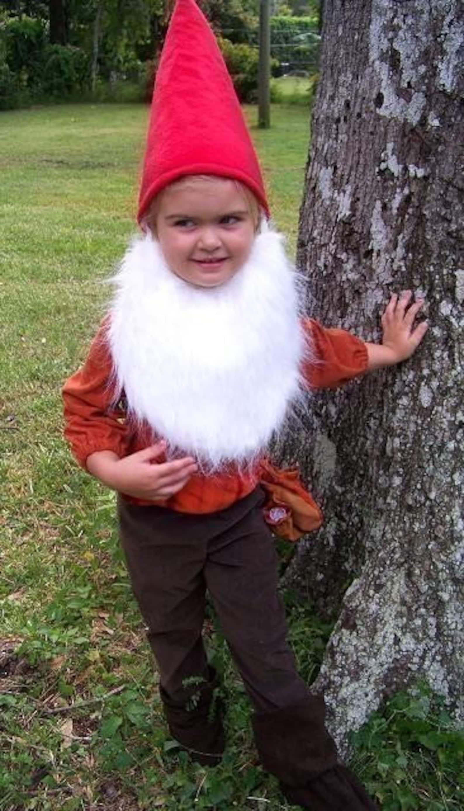 Gnome Costume Beard and Hat Any Size Toddler Costume Kids Etsy
