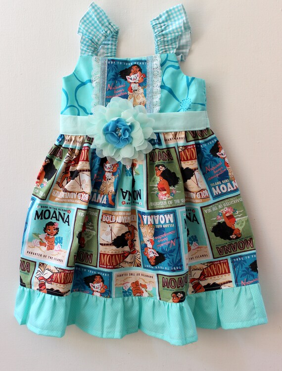 moana dress 3t