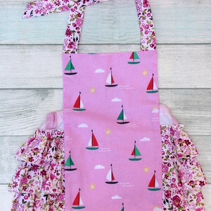 Sailing Romper, Sailboat romper, Summer cruise romper, Summer, Baby romper, toddler romper, girls romper, summer romper, elephant romper image 2