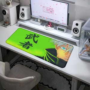 Gojo Jujutsu Kaisen Desk Mat: Anime Gaming Office Decor