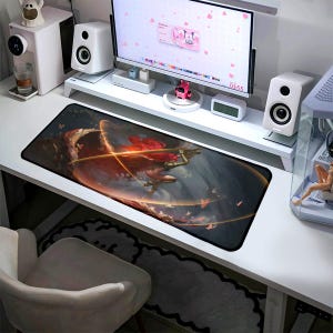 Malenia Elden Ring Mouse Pad 80*30 cm Desk Mat Gaming Desk Mat Computer Accessory Gift for Gamers Esports Equipment