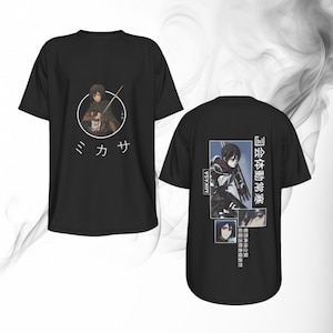 Attack on Titan T-Shirt Mikasa Ackerman Tee Anime Shirt Levi Gift Shirt Birthday Gift for Fans Unisex Tee