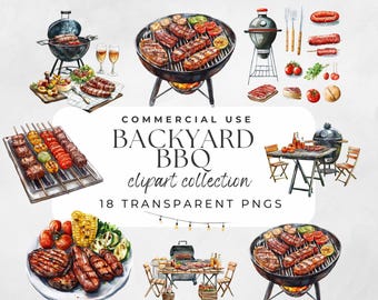 Barbecue Clipart Picnic Backyard Bbq Clipart Summer Clipart Barbecue Party Barbeque Clipart Grill Food Clipart, Grill Master Png