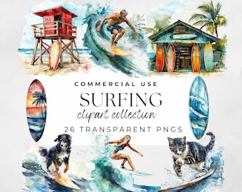 Surf Board Clipart Surfboard Png Vacation Crafts Surfer Watercolor Surfing Surf Board Png Surf Shop Beach Decor Art