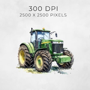 Retro John Deere Traktor Poster - Landwirtschafts Dekor Fürs Wohnzimmer