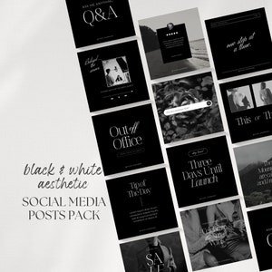 Black and White Aesthetic Instagram Posts, Luxury Posts, Aesthetic Black Posts, Aesthetic Black Posts, Minimalist Instagram, Black Instagram