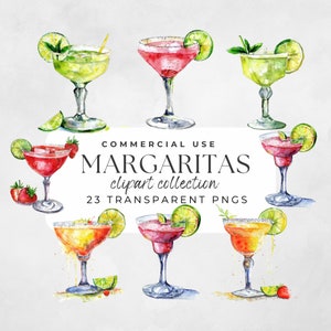 Clipart Margarita, Cocktail Clipart Drink esclusivo, Bicchiere da cocktail, Bicchiere Margarita Png, Clipart di bevande, Cocktail ad acquerello, Cinco De Mayo