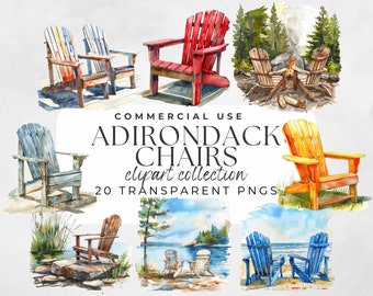 Clipart de silla Adirondack, sillas Adirondack, vida en el lago, Svg de silla de camping, Svg de silla de playa, clipart de silla de playa, clipart de Adirondack
