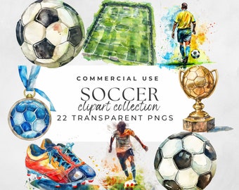 Watercolor Soccer Clipart Sports Clipart Soccer Clipart Soccer png Football Clipart Watercolor Football, Soccer Field png, Soccer Ball