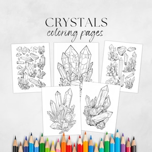 Disegni da colorare di streghe, disegni spirituali, disegni fantasy, disegni da colorare di streghe, libri da colorare di streghe, estetica delle streghe, disegni da colorare di gemme