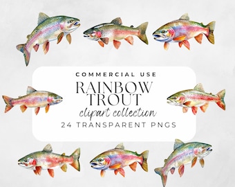 Regnbågsforell Clipart Öring Fisk Png Regnbågsforell Png Öring Fisk Clipart Öring Laserfil Akvarell Fiske Laserfil, Flugfiske
