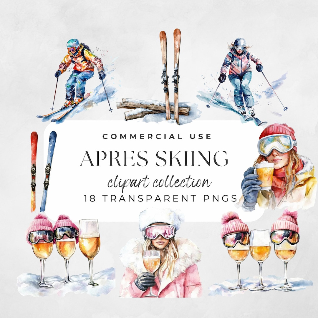 Ski Life Clipart Apres Ski Png Rustic Ski Sign Life Party Bachelorette ...