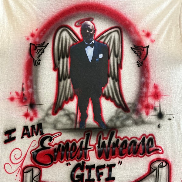 Custom Airbrush T-Shirt - Memorial Design - R.I.P - Picture Shirt