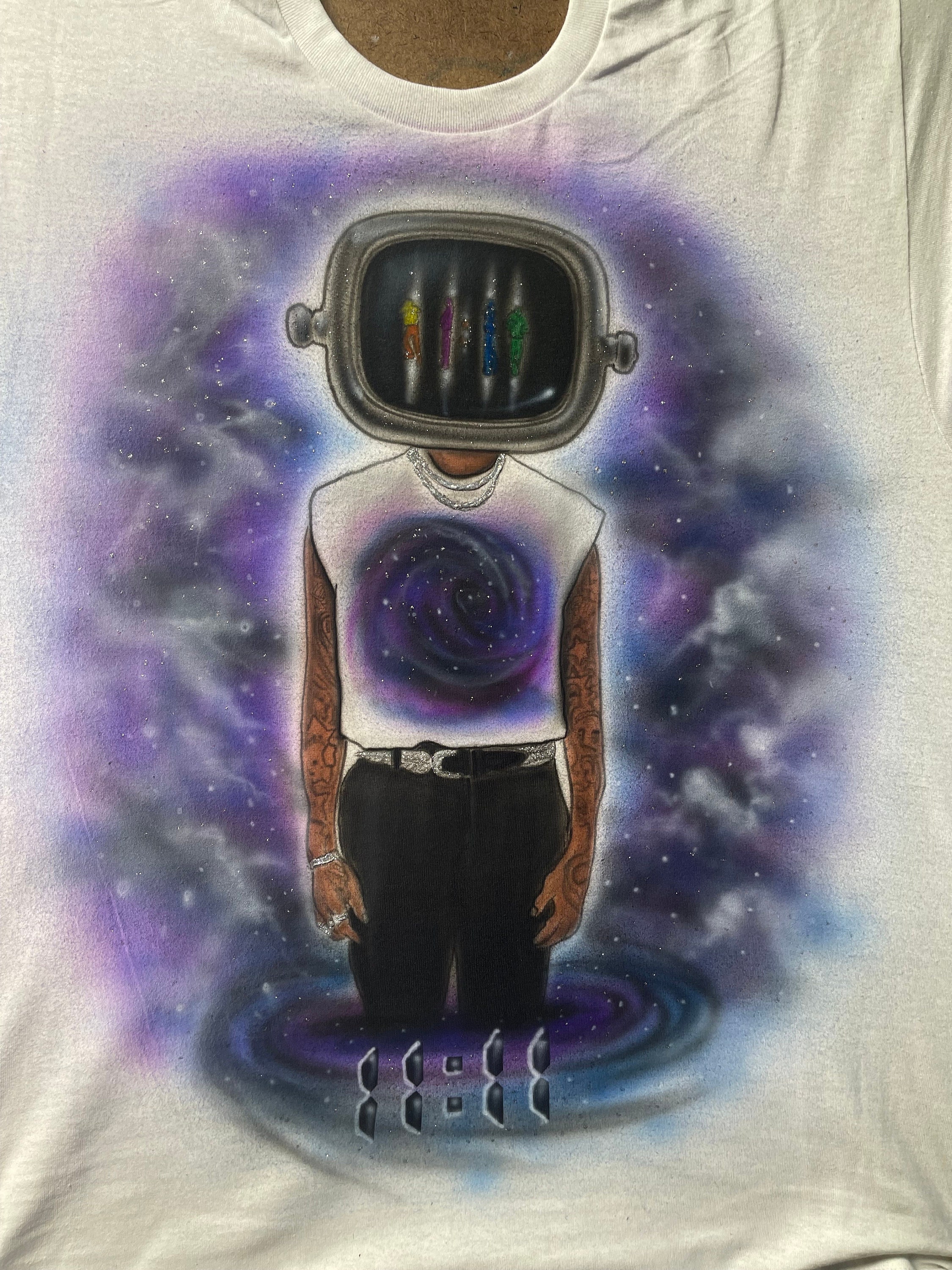 Custom Airbrush Chris Brown 11:11 Tour Concert Design - Etsy