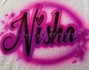 Aangepast airbrush-T-shirt - persoonlijk ontwerp