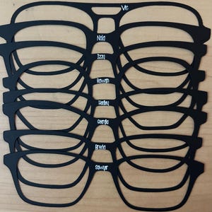 Pair Eyewear Try-On Frames – Metal Collection Cardstock Cutouts