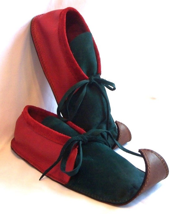 Leather Elf Shoes COMICON Curly Toe Moccasins Fairy Shoes Leather Elf Shoes COMICON Curly Toe Moccasins Fairy Shoes