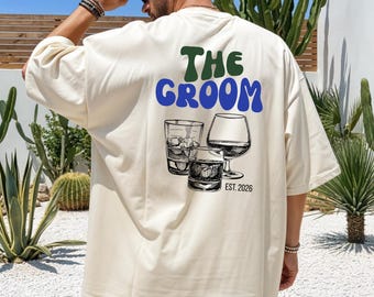 JGA Shirt personalisiert, Junggesellenabschied Shirts Bräutigam Shirt, JGA Männer Gruppen T Shirt, Malle Shirt, Backprint, Groom Shirt, Crew