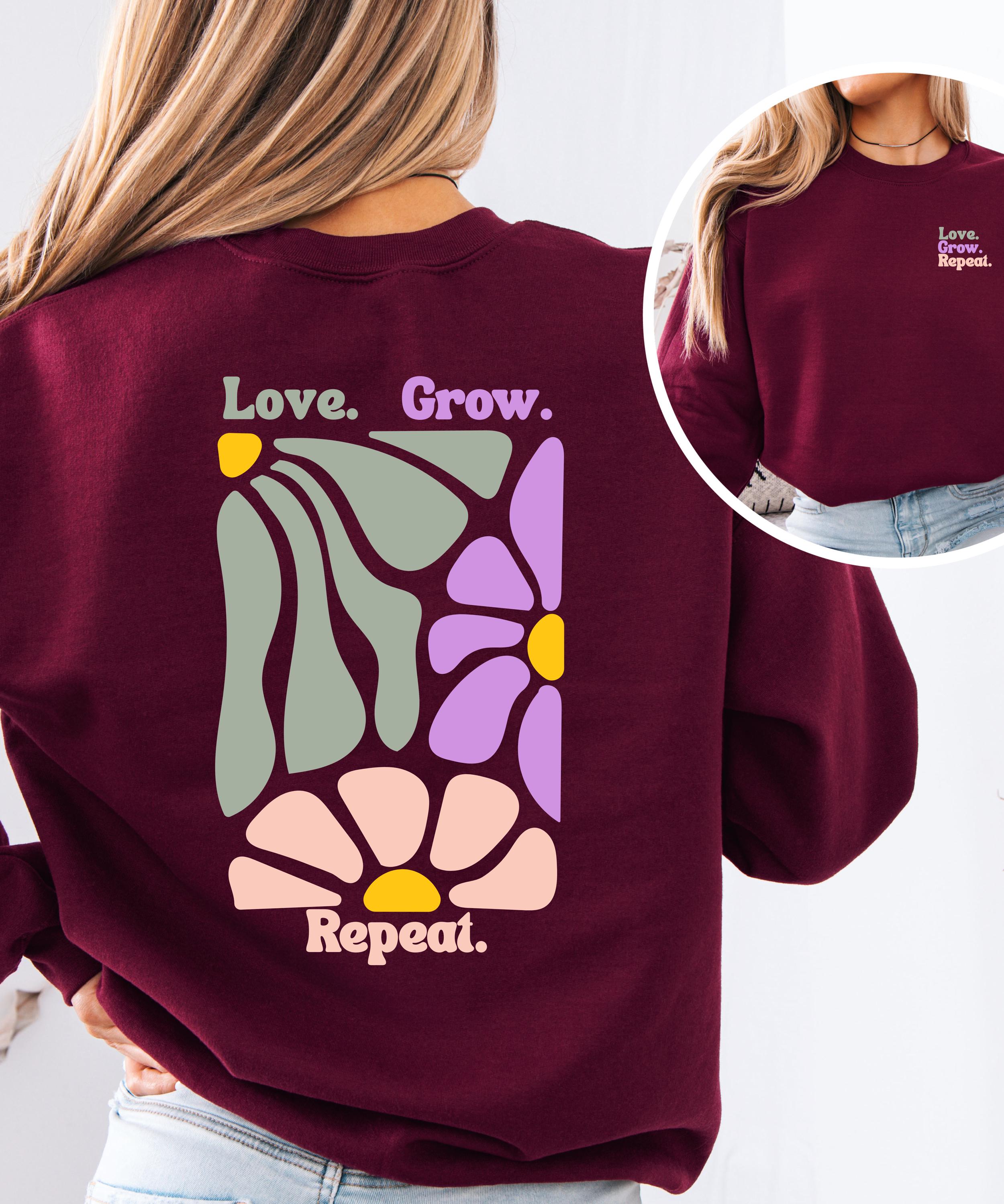 Sweatshirt damen blumen