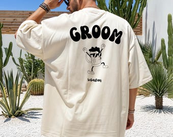 JGA Shirt personalisiert, Junggesellenabschied Shirts Bräutigam Shirt, JGA Männer Gruppen T Shirt, Malle Shirt, Backprint, Groom Shirt, Crew