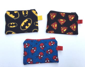Coin Purse, Wallet, Zip pouches, dice bag, jewelry bags, travel, geek wallet, nerd wallet, nerd coin purse, geek coin purse