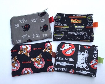 Coin Purse, Wallet, Zip pouches, dice bag, jewelry bags, travel, geek wallet, nerd wallet, nerd coin purse, geek coin purse