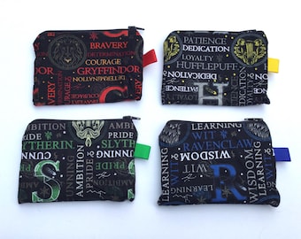 Coin Purse, Wallet, Zip pouches, dice bag, jewelry bags, travel, geek wallet, nerd wallet, nerd coin purse, geek coin purse