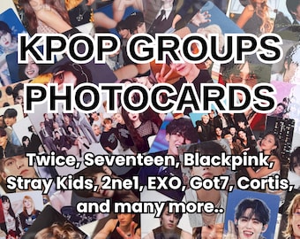 Tarjetas fotográficas de KPOP, mercancía no oficial, tarjetas Lomocards hechas a mano, aleatorias o misteriosas