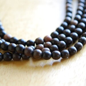 Round wood beads/small wood beads/7mm wood beads/jewelry making parts/jewelry supply/craft wood beads/diy jewelry making/natural wood beads