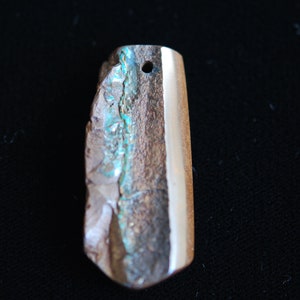 Boulder Opal pendant top/one of a kind gift/unique opal gift/unisex opal pendant/mothers day gift/anniversary/birthday gift/unique opal gift