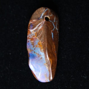 Boulder Opal pendantnecklace/one of a kind unique opal gift/purple boulder opal/mothers day gift/anniversary/birthday gift/gift for wife her