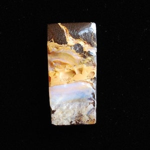 Boulder Opal necklace pendant/unisex opal/men&#39;s accessory/fathers day gift/mothers day gift/anniversary gift/gift for him/gift for husband