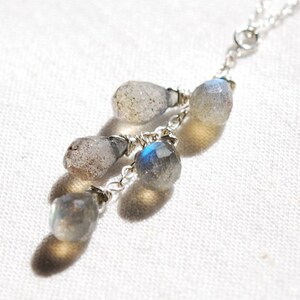 Labradorite Necklace/labradorite pendant/gift for her/gift for wife/anniversary gift/birthday gift/mothers day gift/unique gift/dainty jewel