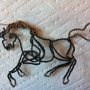 Beaded Wire Horse