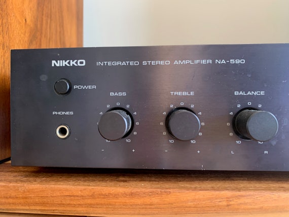 NIKKO Black STEREO Amplifier JAPAN 1980 - NA590 - Etsy